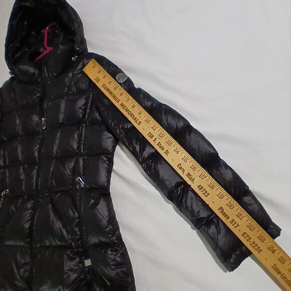 Calvin Klein Packable Lightweight Premium Down Medium Black Quilted Puffer Coat - Picture 13 of 16